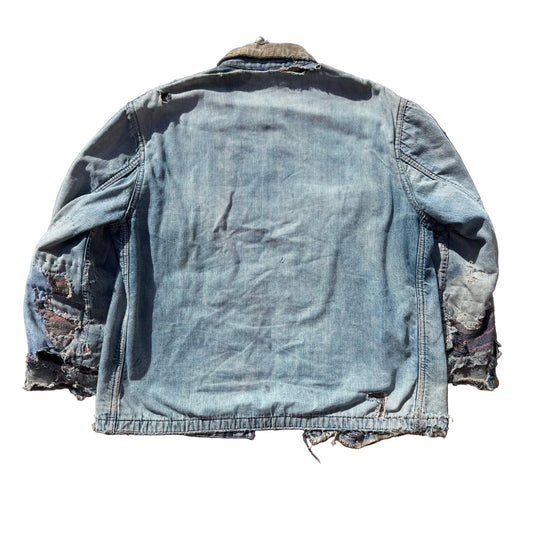 1940s UNION PACIFIC CHORE JACKET - L/XL