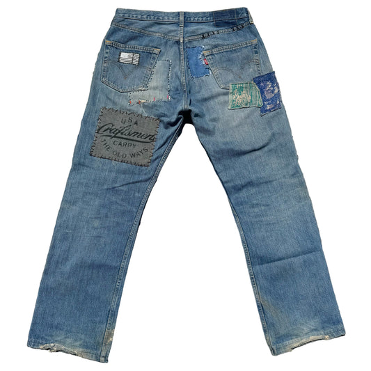 1/1 DENIM PATCHWORK LEVI’S 36x30