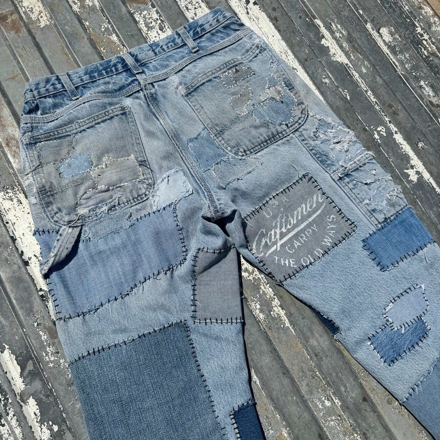 1/1 DICKIES PATCHWORK CARPENTERS 34x32