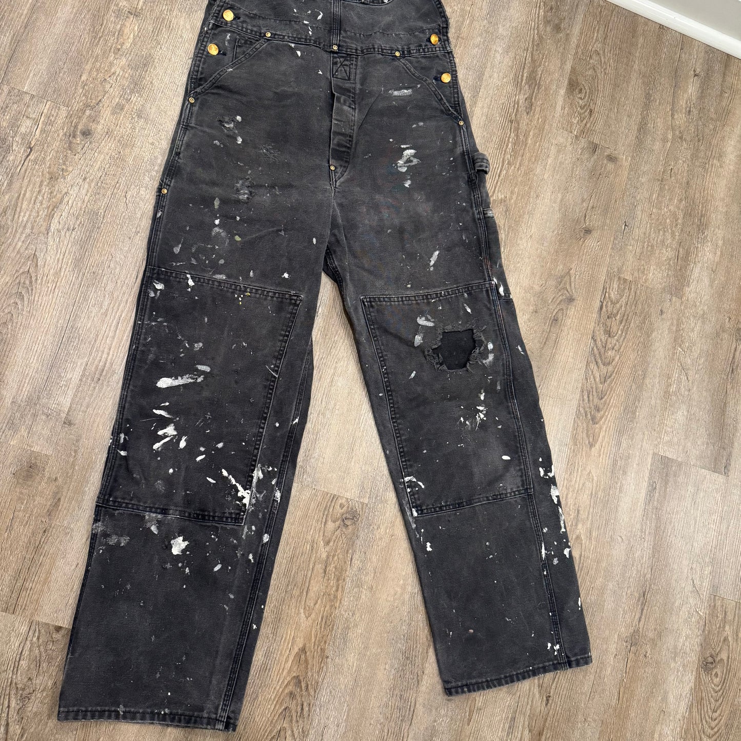 1/1 CARHARTT DISTRESSED PAINTER OVERALLS 32x32