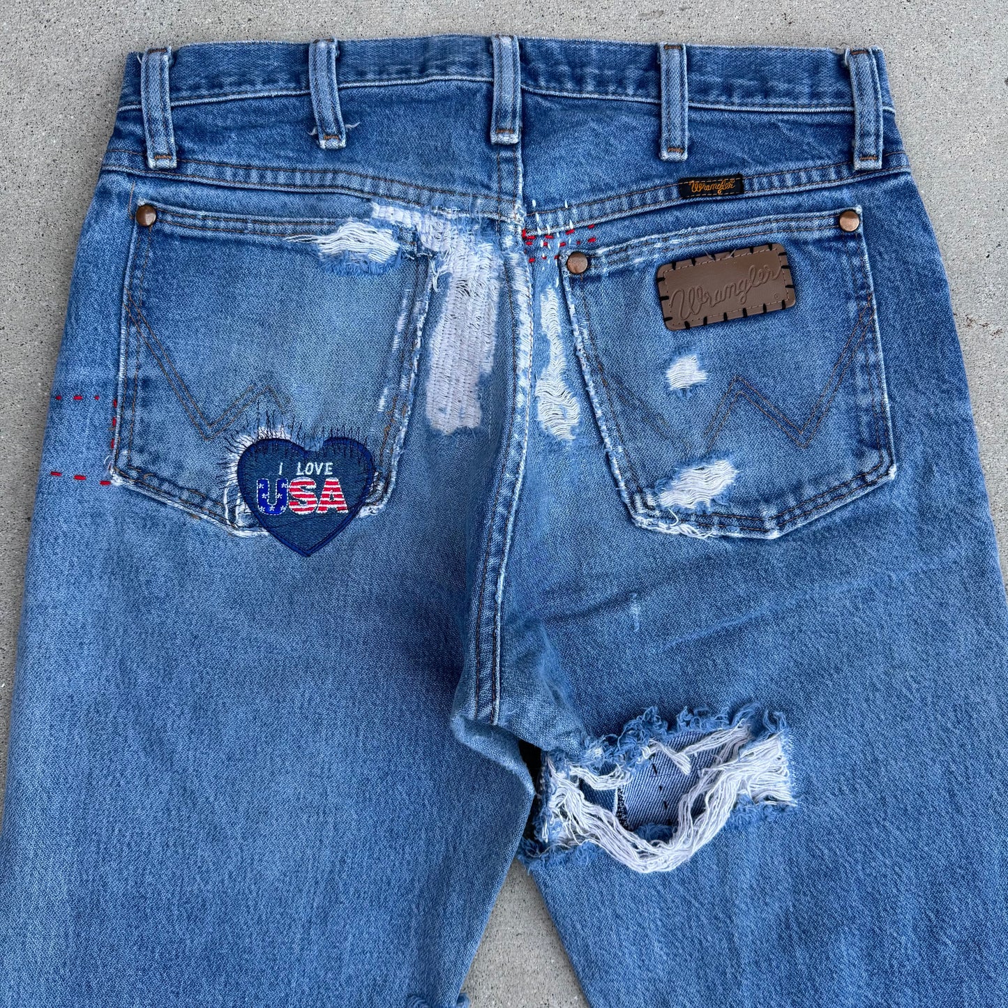 1/1 GIRL COWBOY CUT WRANGLERS 13MWZ 29x32