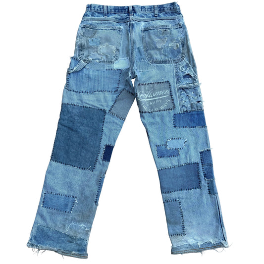 1/1 DICKIES PATCHWORK CARPENTERS 34x32