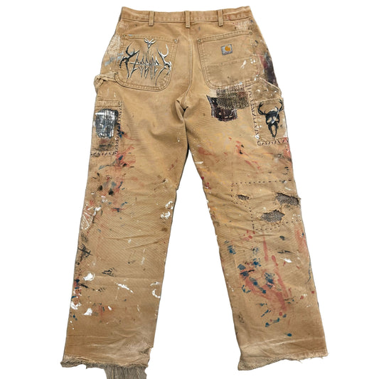1/1 CARHARTT DOUBLE KNEE PAINTER PANTS 32x32