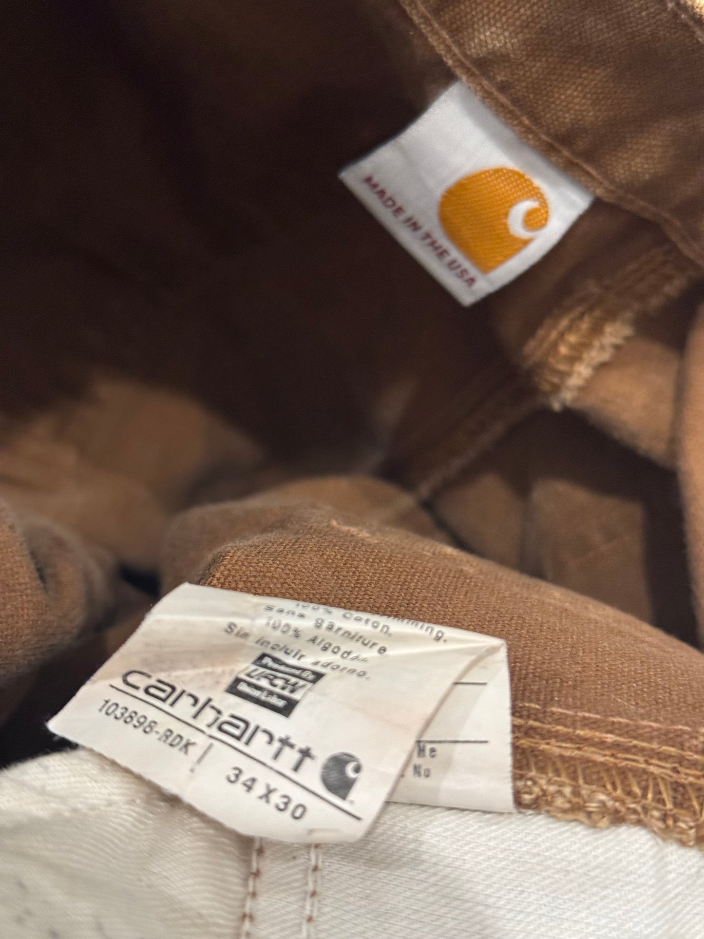 1/1 CARHARTT DOUBLE KNEE 1960’s 34x30