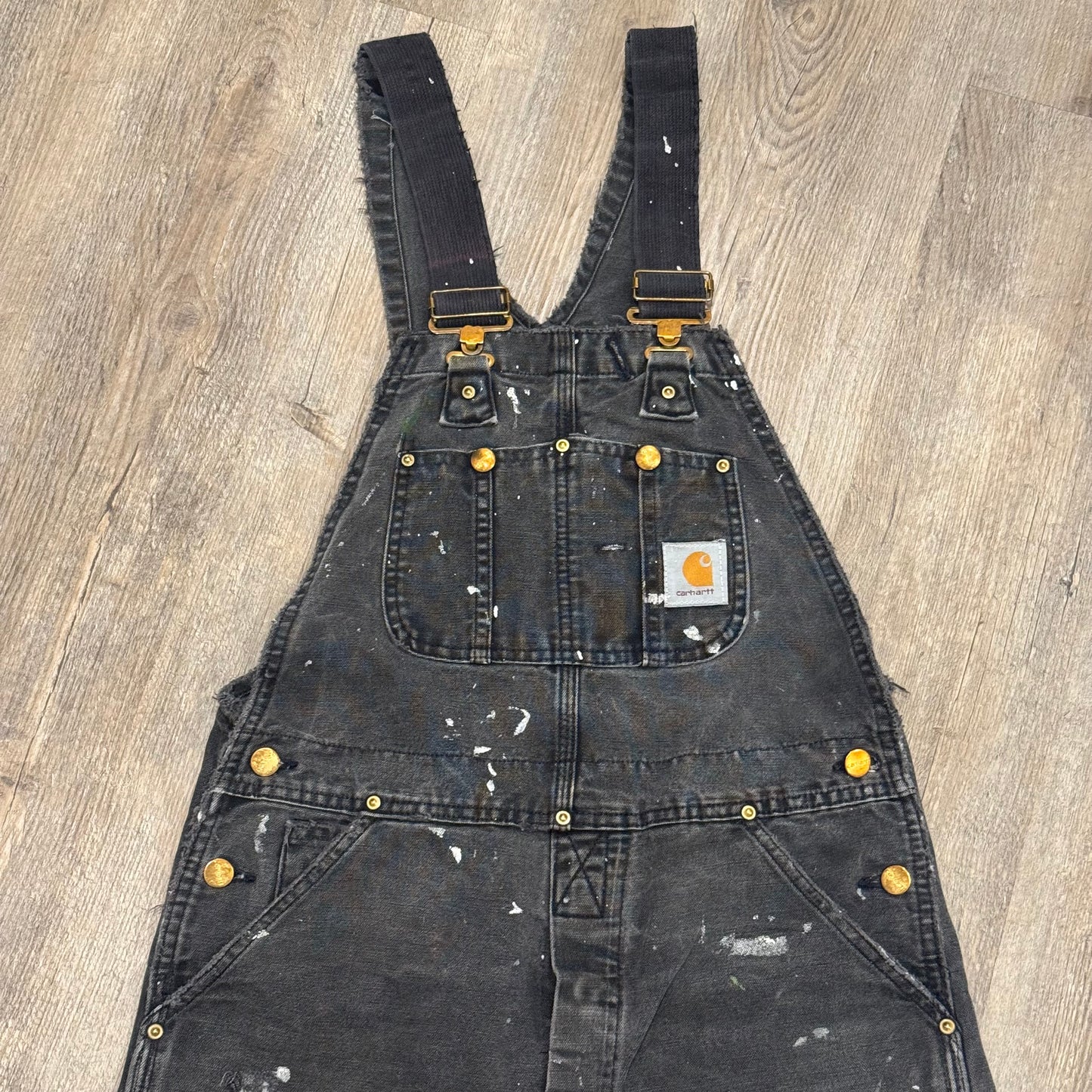 1/1 CARHARTT DISTRESSED PAINTER OVERALLS 32x32