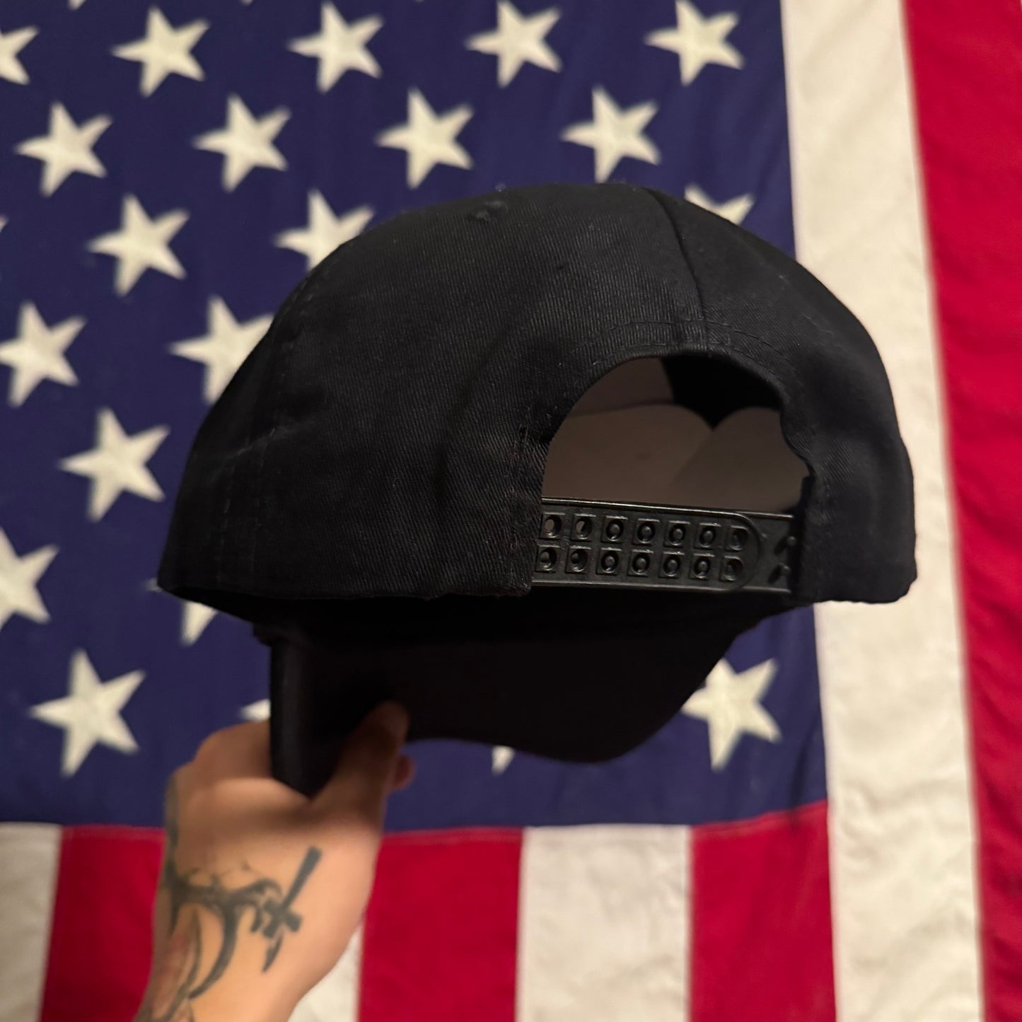 001 STACKED TRUCKER HAT