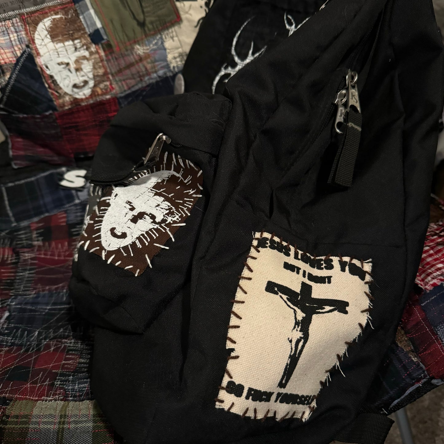1/1 PATCHWORK JANSPORT BACKPACK