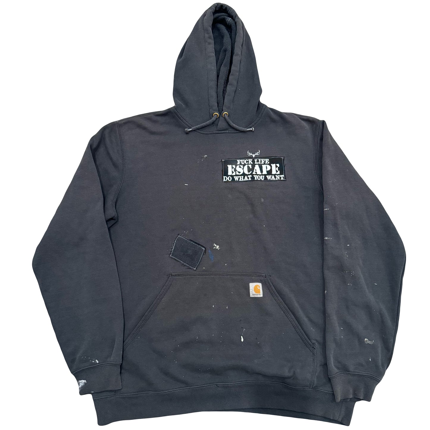 1/1 CARHARTT PATCHWORK HOODIE - XL