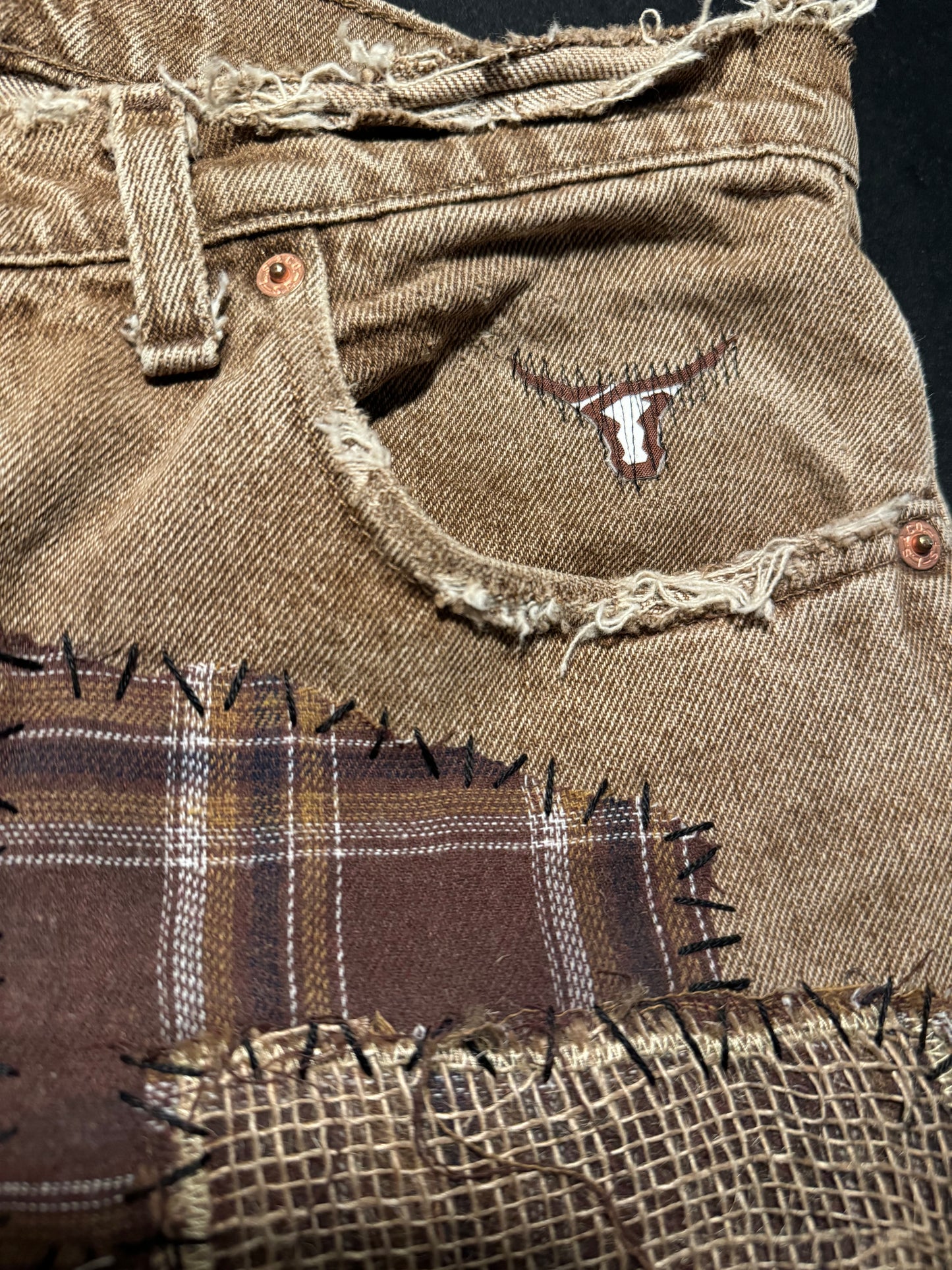 1/1 DENIM BURLAP BOOTCUT LEVI’S 33x31