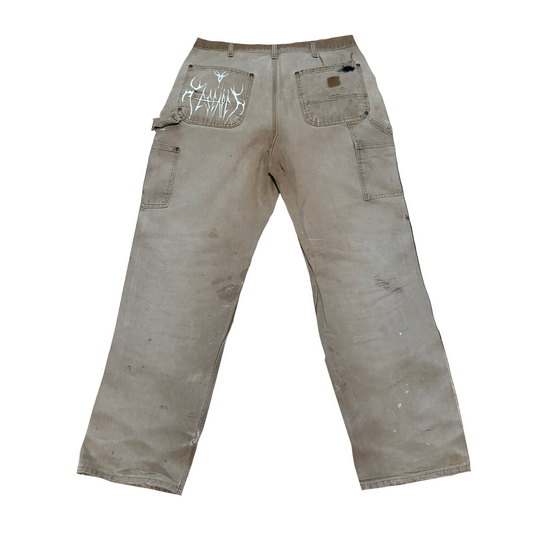 1/1 CARHARTT DOUBLE KNEE PANTS 34x32