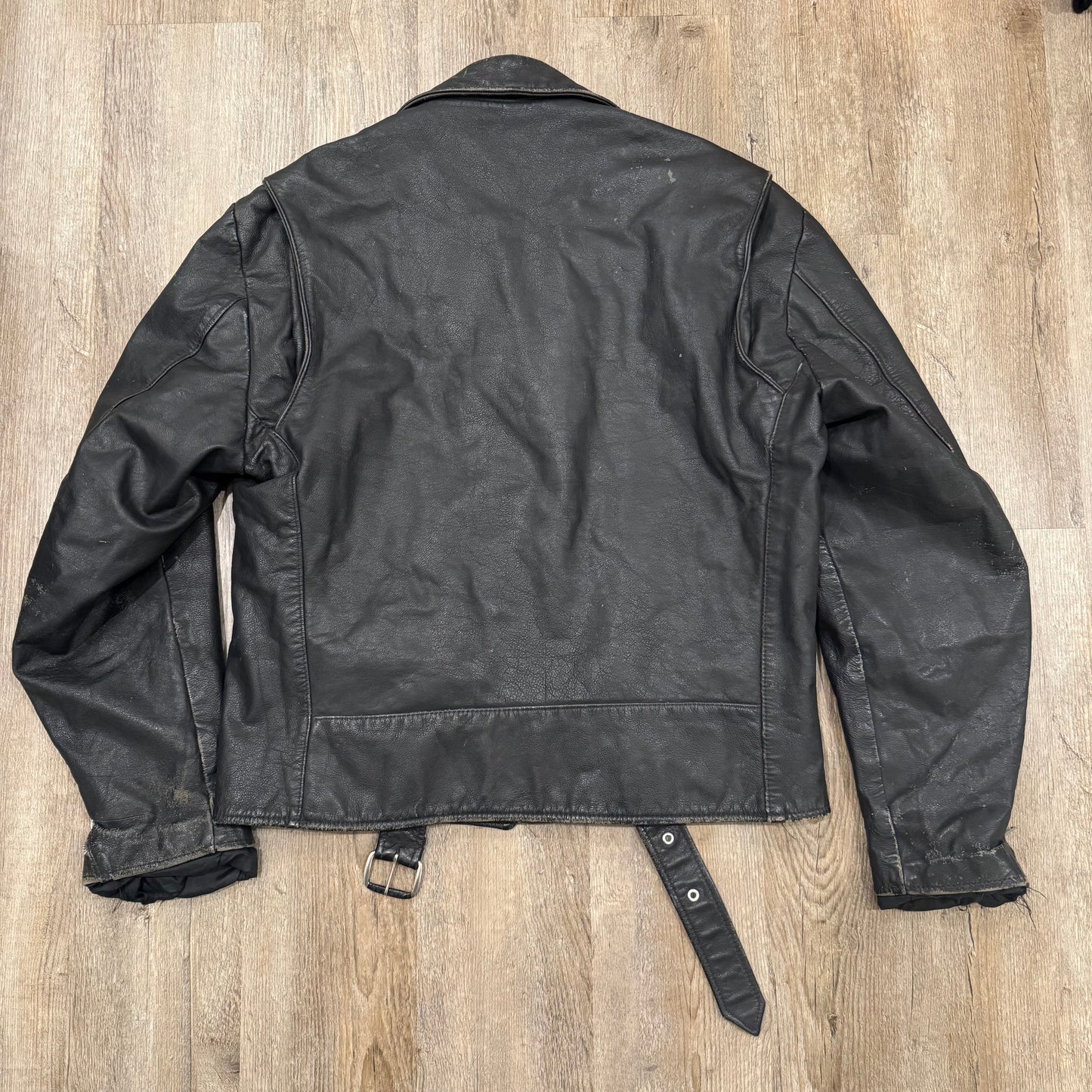 1/1 70s EXCELLED LEATHER JACKET - LARGE