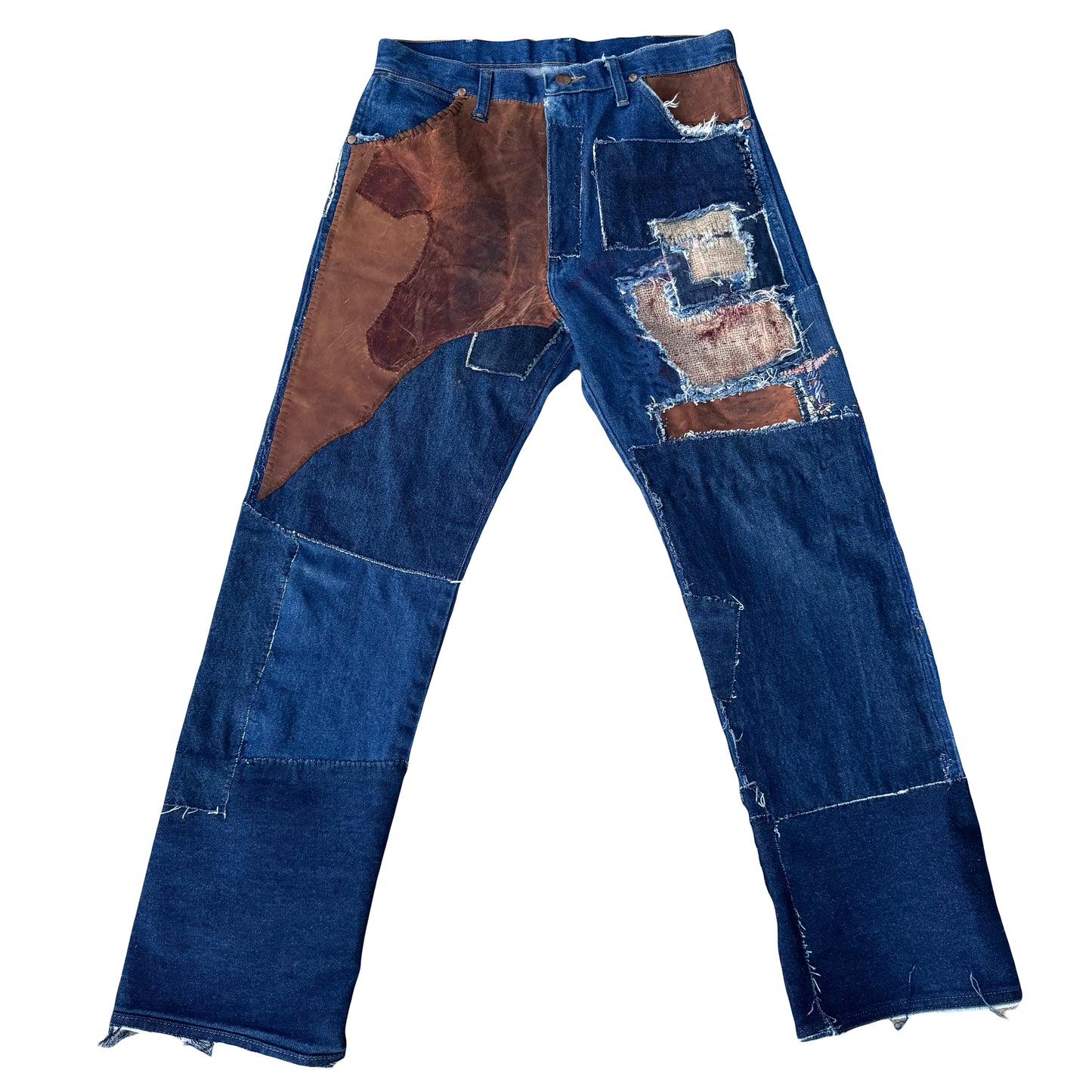 1/1 COWBOYCUT PATCHWORK WRANGLERS 32x33