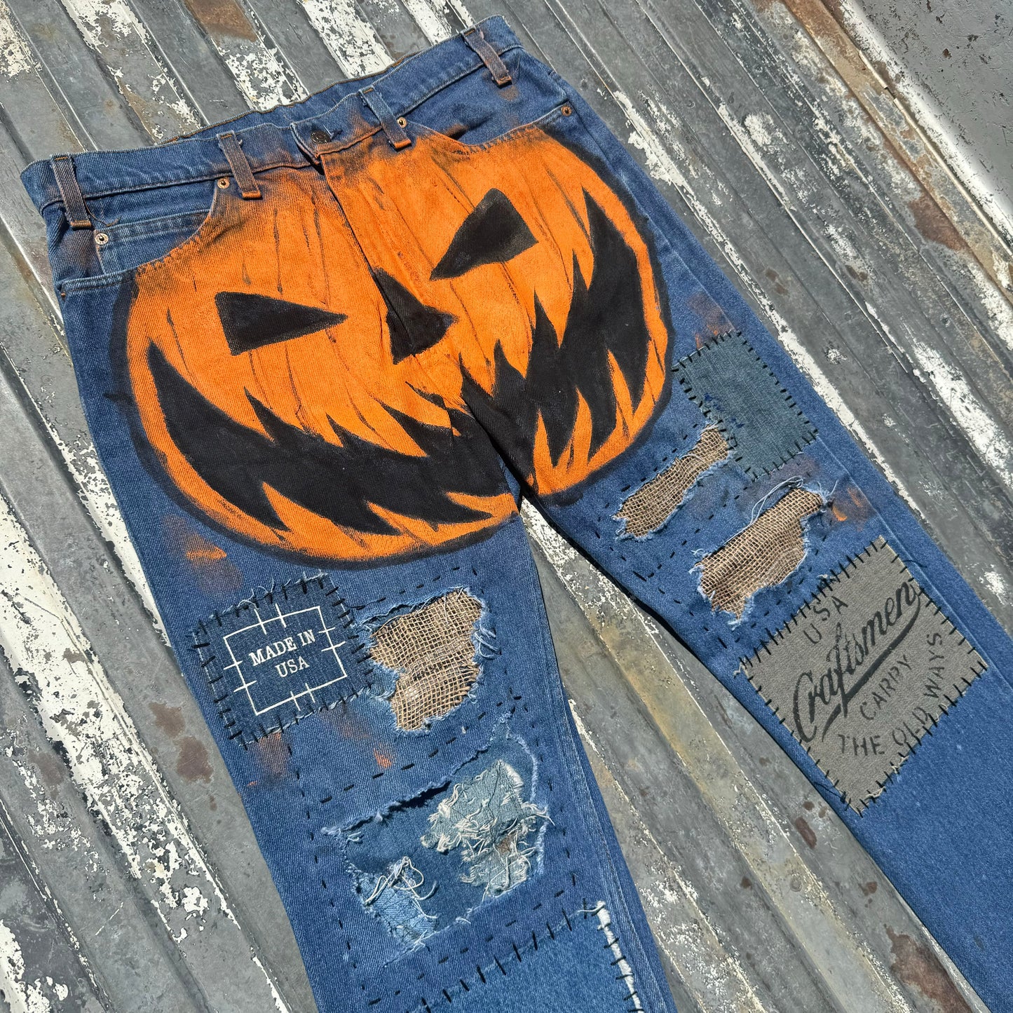 1/1 DENIM PUMPKIN KING ORANGE TAB LEVI’S 36x30