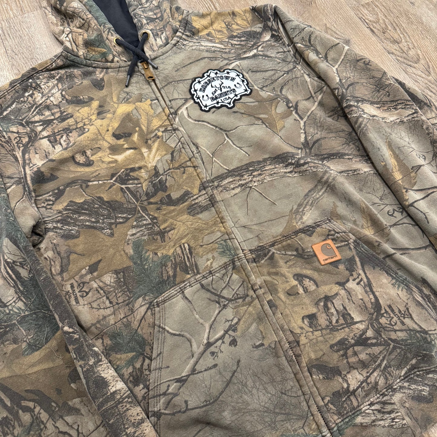 1/1 CARHARTT HTB RT CAMO ZIPUP - M/L