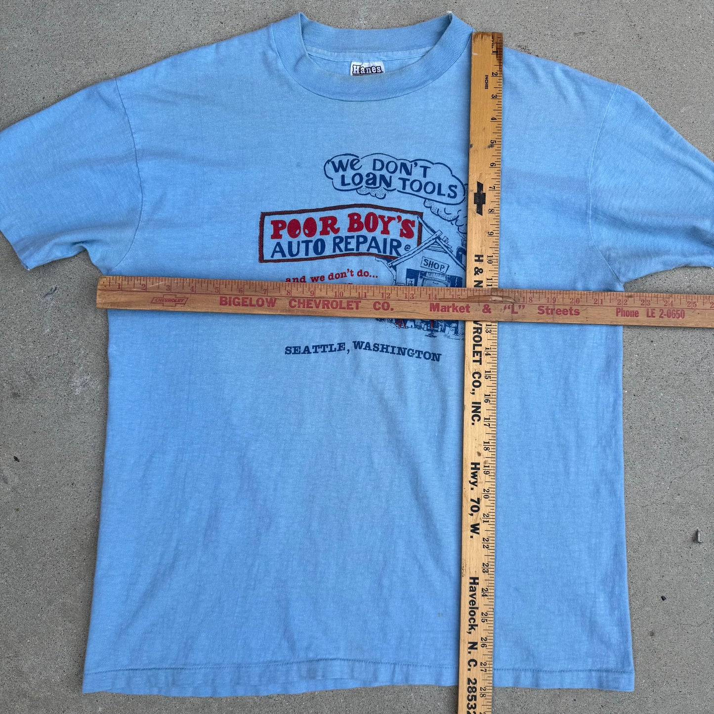 1970 AUTO REPAIR TSHIRT