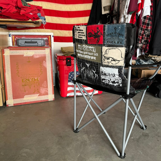 1/1 PATCHWORK FOLDABLE CHAIR