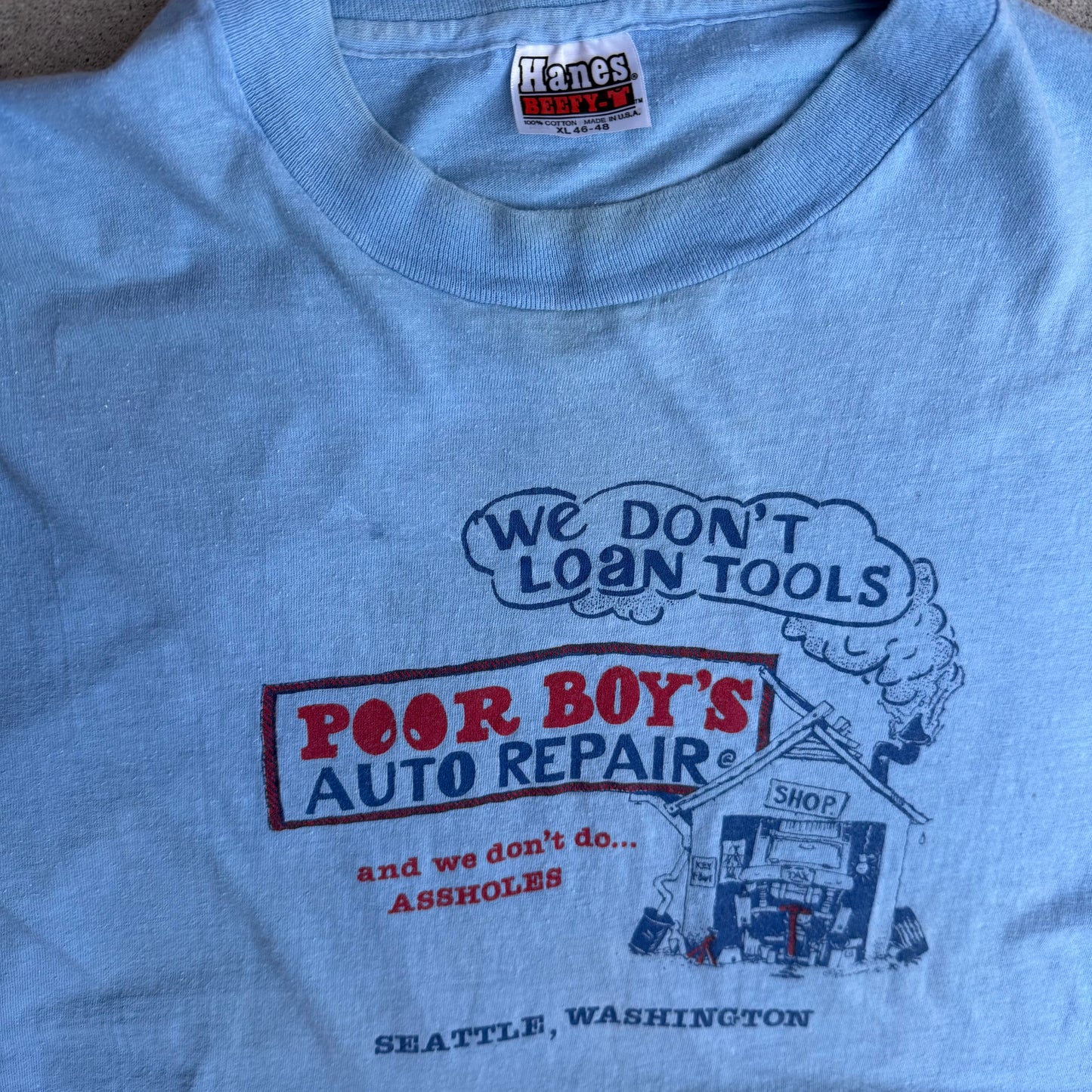 1970 AUTO REPAIR TSHIRT