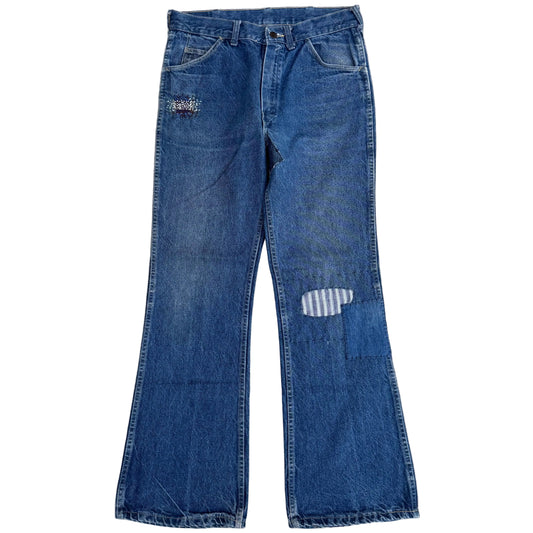 1970s BIG YANK FLARED JEANS 32x30