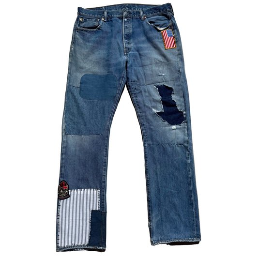 1/1 DENIM PATCHWORK LEVI’S 36x34