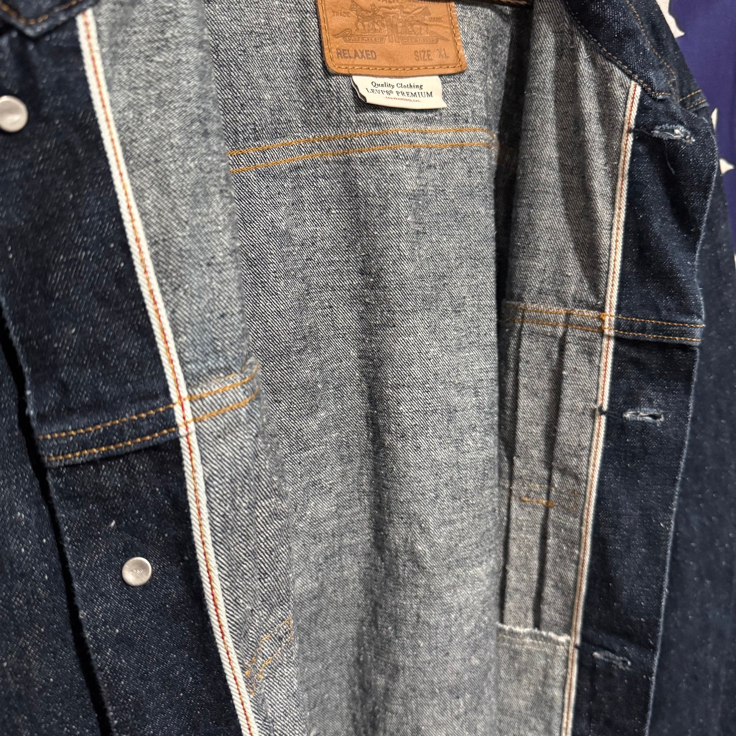 1/1 LEVIS TYPE 1 SELVEDGE JACKET - XL