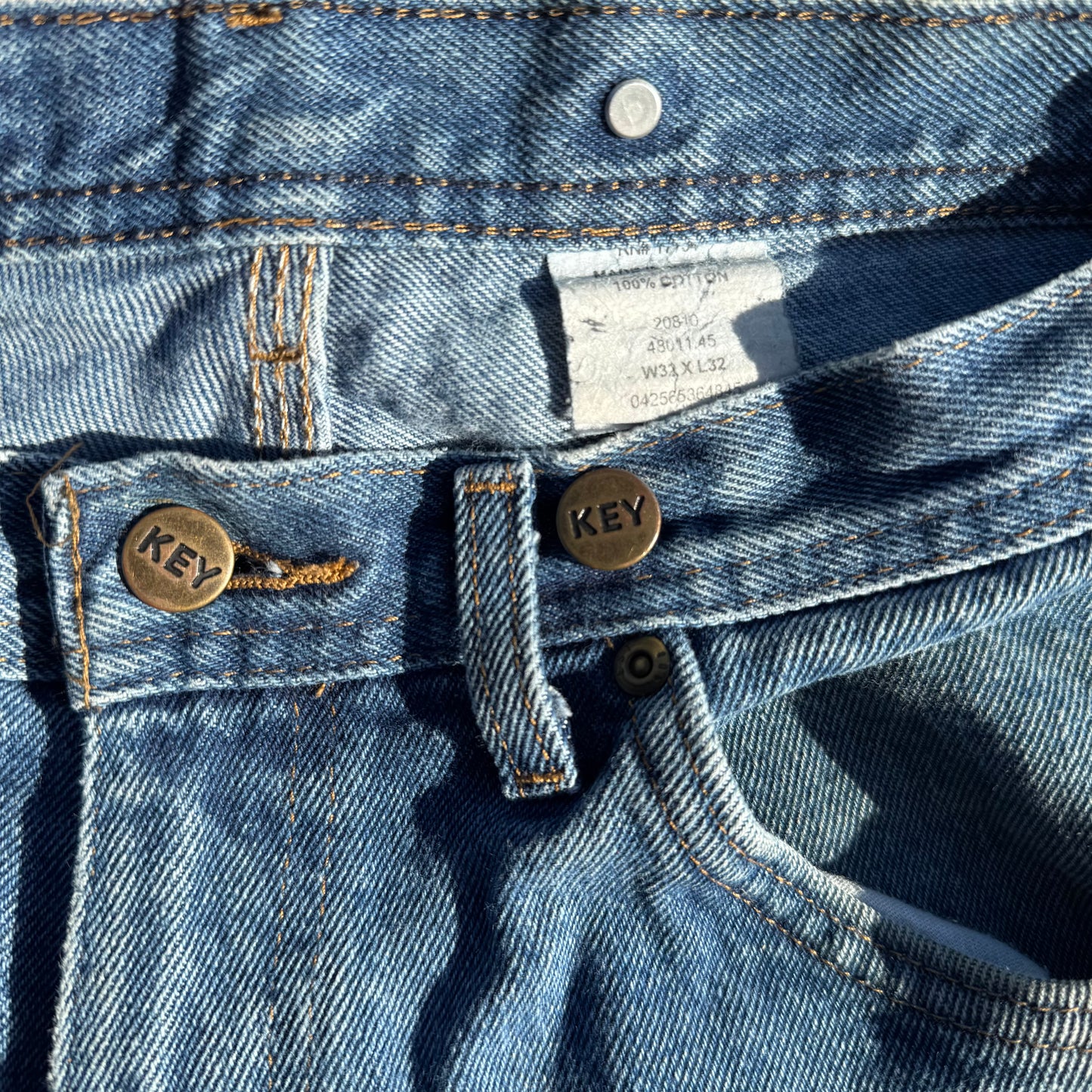 1/1 DENIM PATCHWORK DOUBLE KNEE 32x32