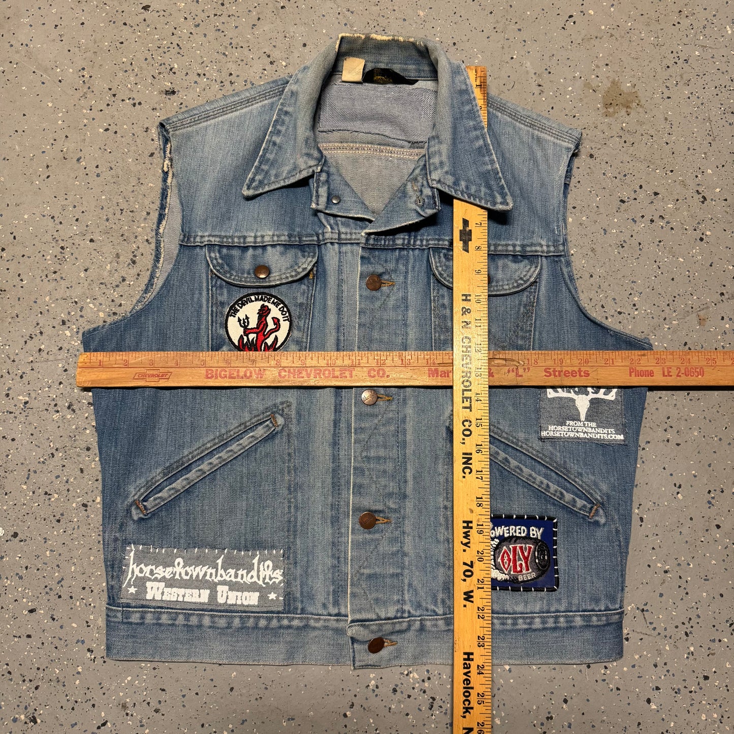 1/1 VTG WRANGLER VEST - M/L