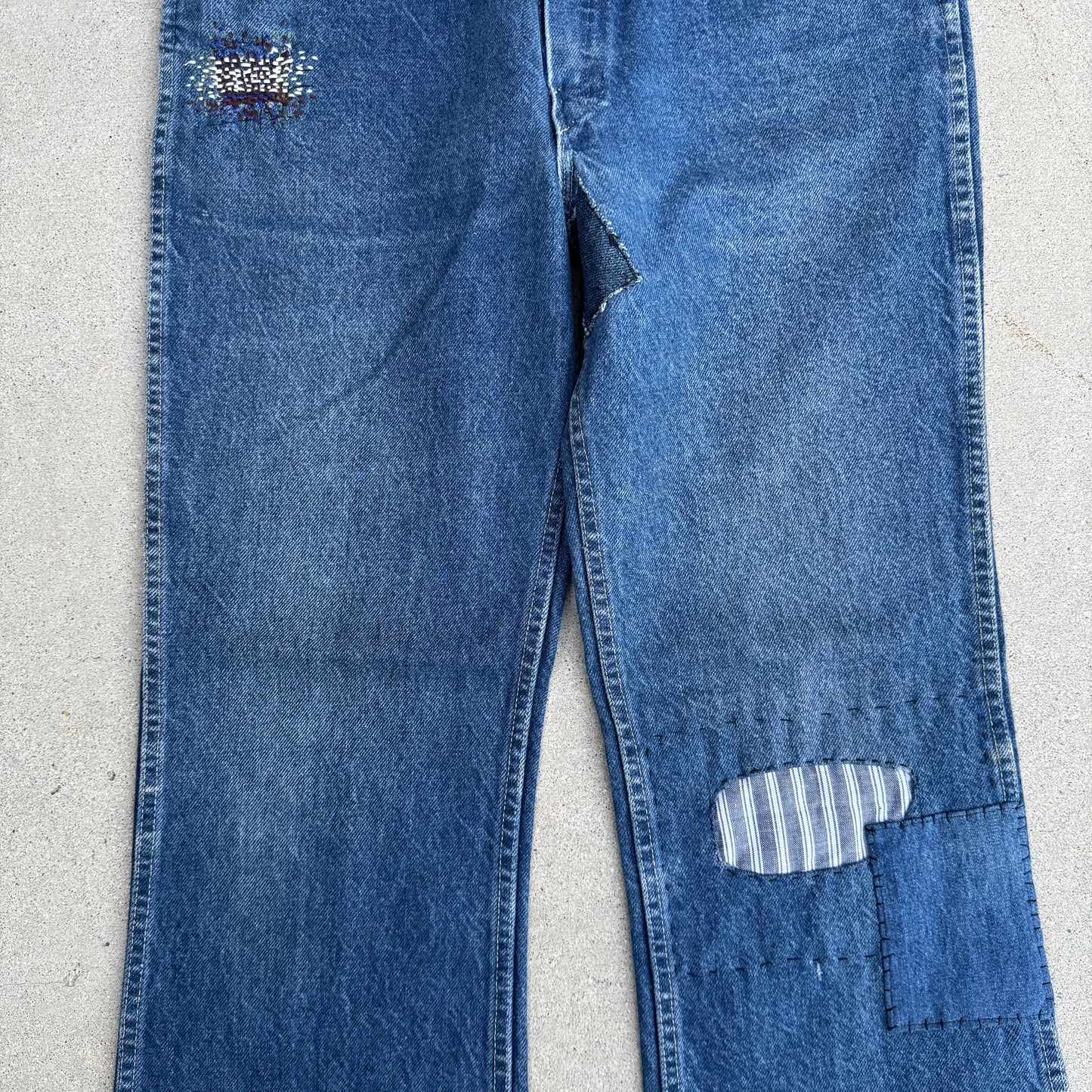 1970s BIG YANK FLARED JEANS 32x30