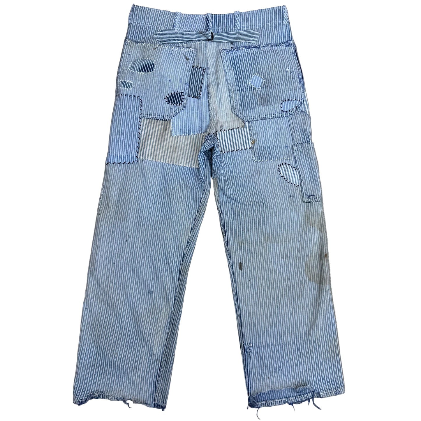 1950s ROUNDHOUSE HICKORY WORK PANTS 33x31