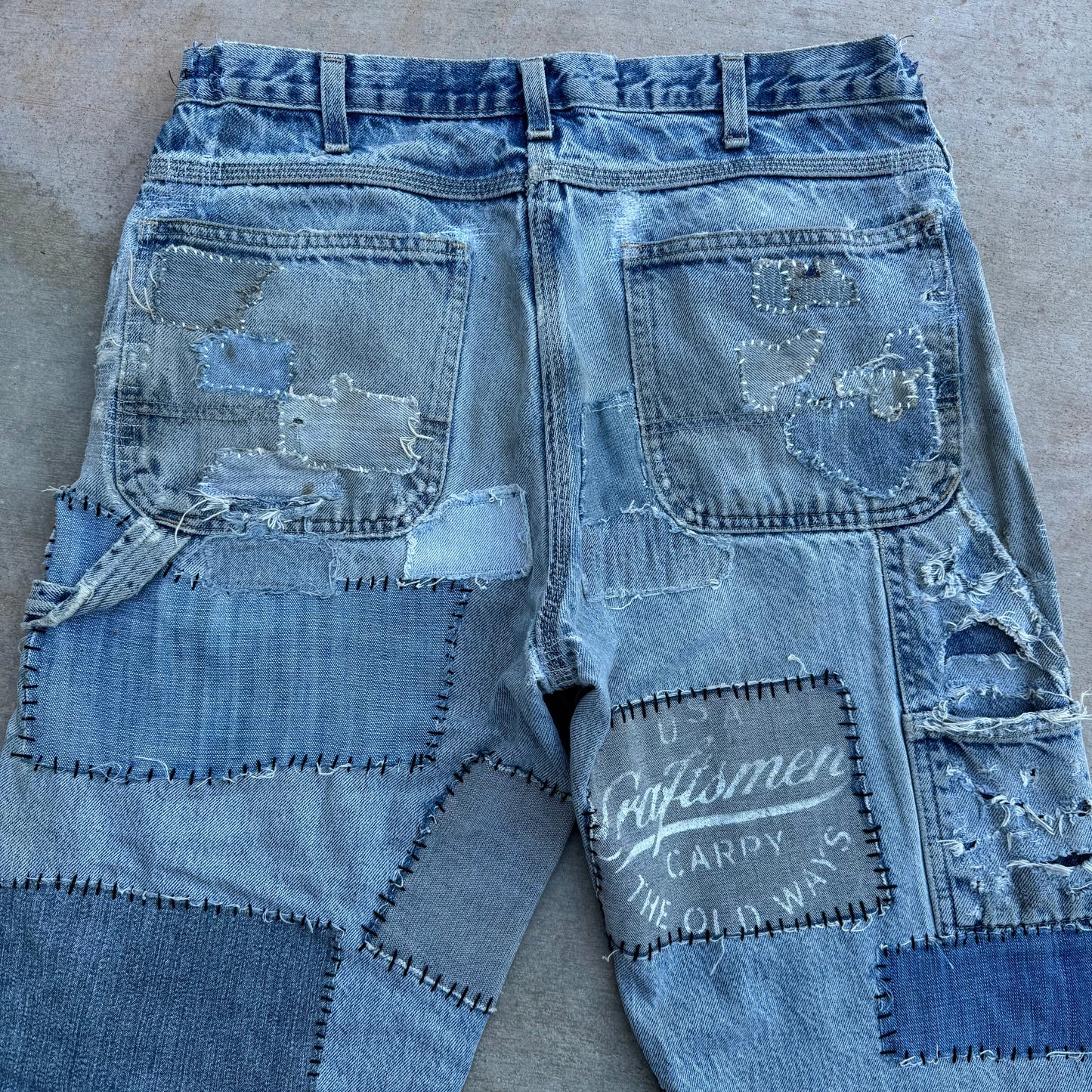 1/1 DICKIES PATCHWORK CARPENTERS 34x32