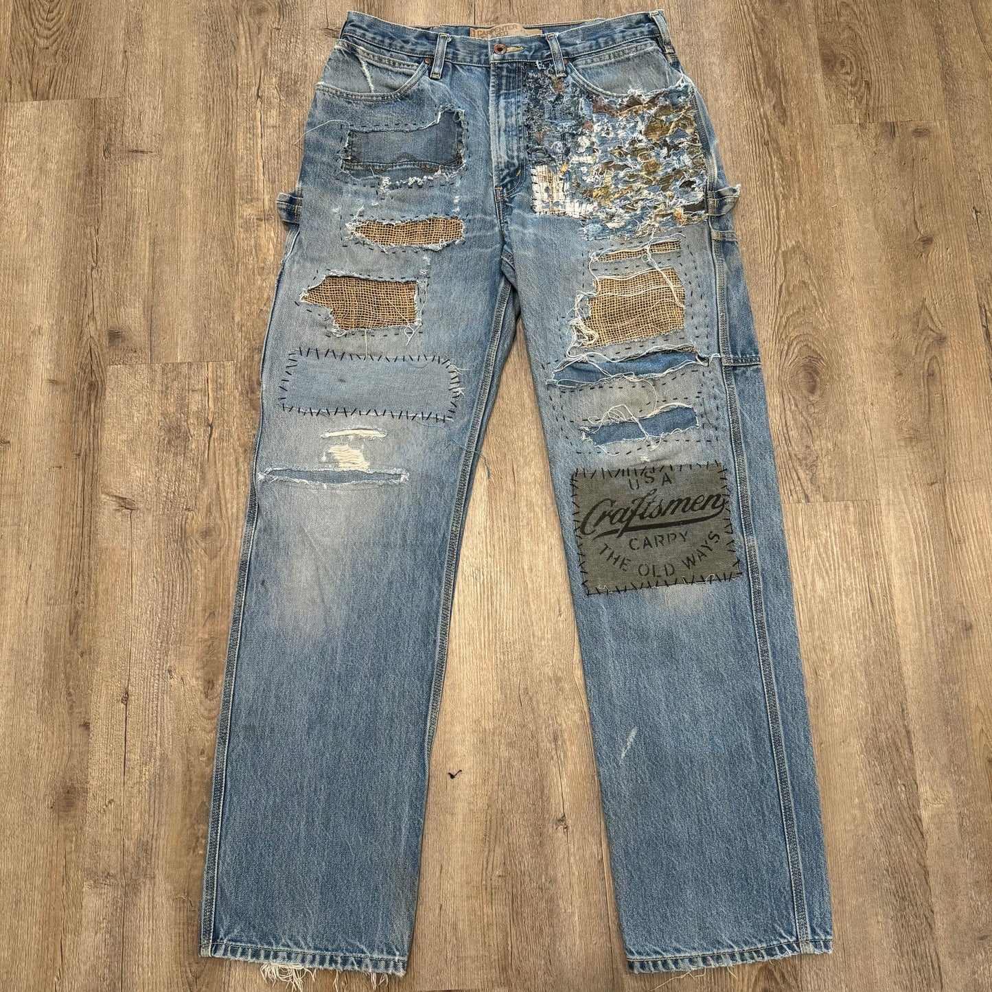 1/1 DENIM PATCHWORK LEVI’S 34x34