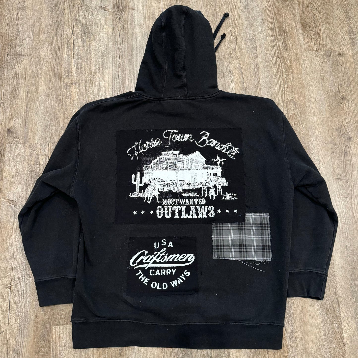 1/1 ESC PATCHWORK HOODIE  - Large