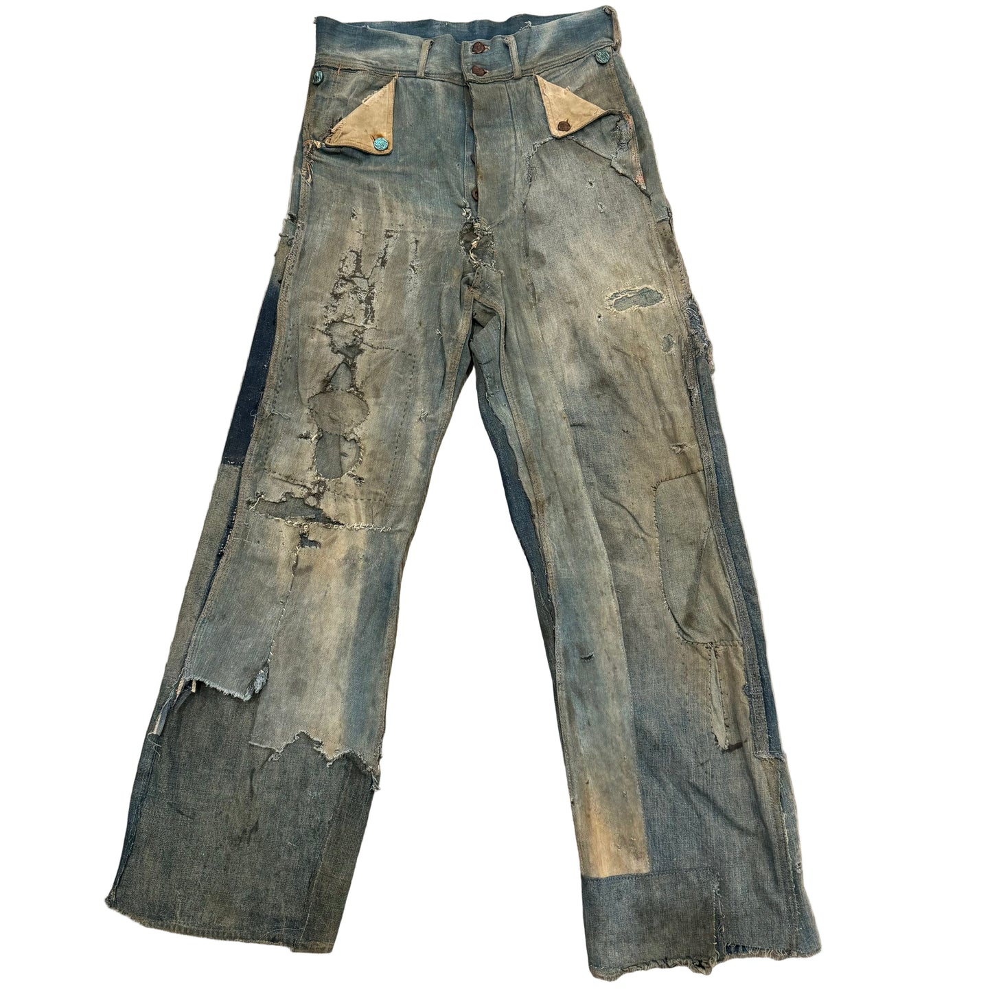 1930s N&W MULE EAR BUCKLEBACK JEANS 30x31