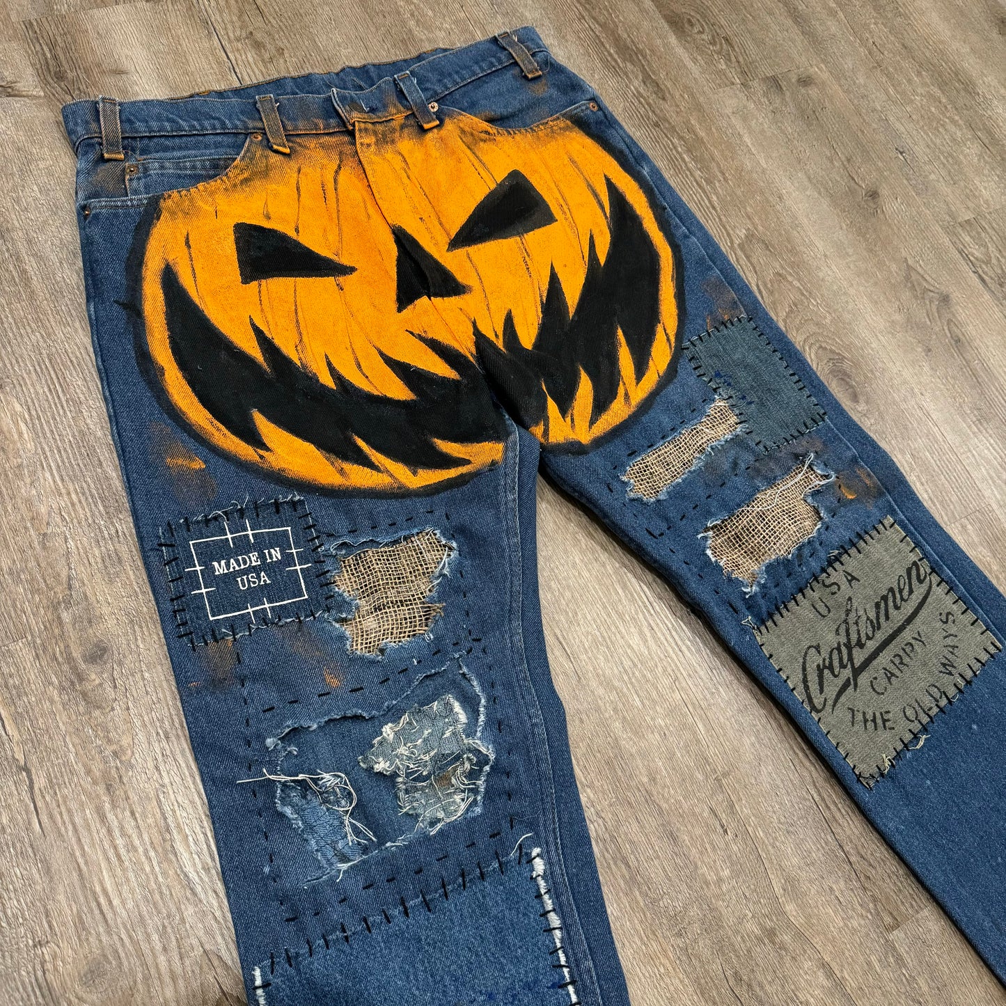 1/1 DENIM PUMPKIN KING ORANGE TAB LEVI’S 36x30