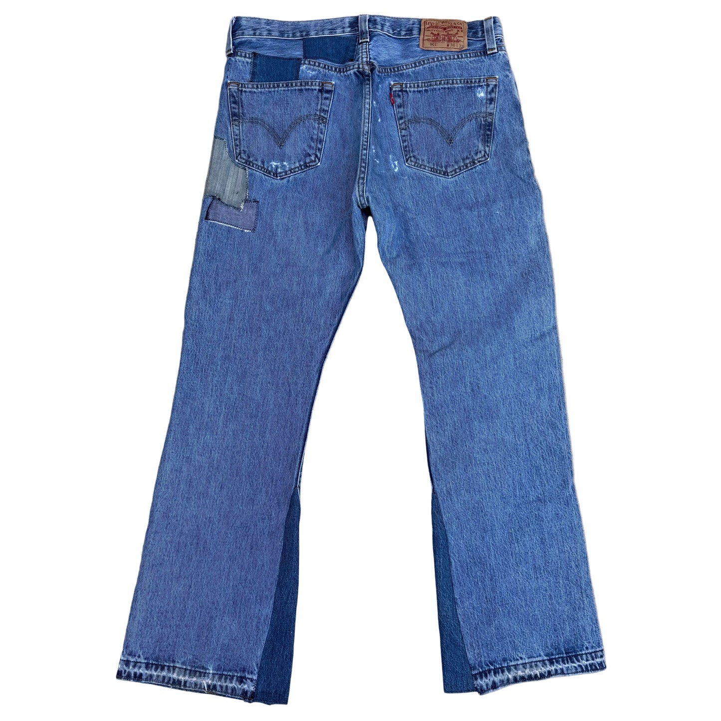 1/1 DENIM PATCHWORK LEVIS 36x32