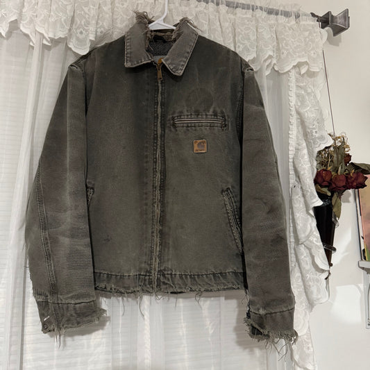1/1 CARHARTT DISTRESSED DETROIT JACKET - MEDIUM