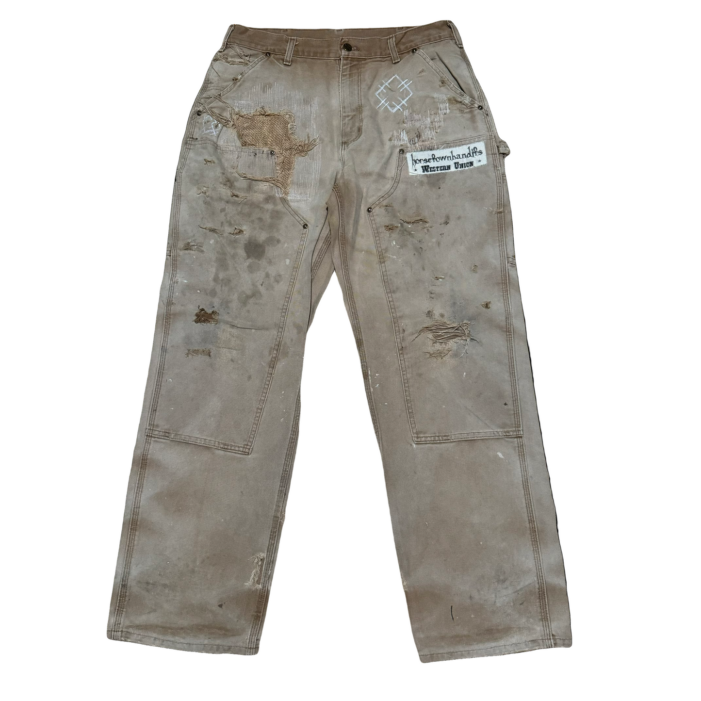 1/1 CARHARTT DOUBLE KNEE PANTS 34x32