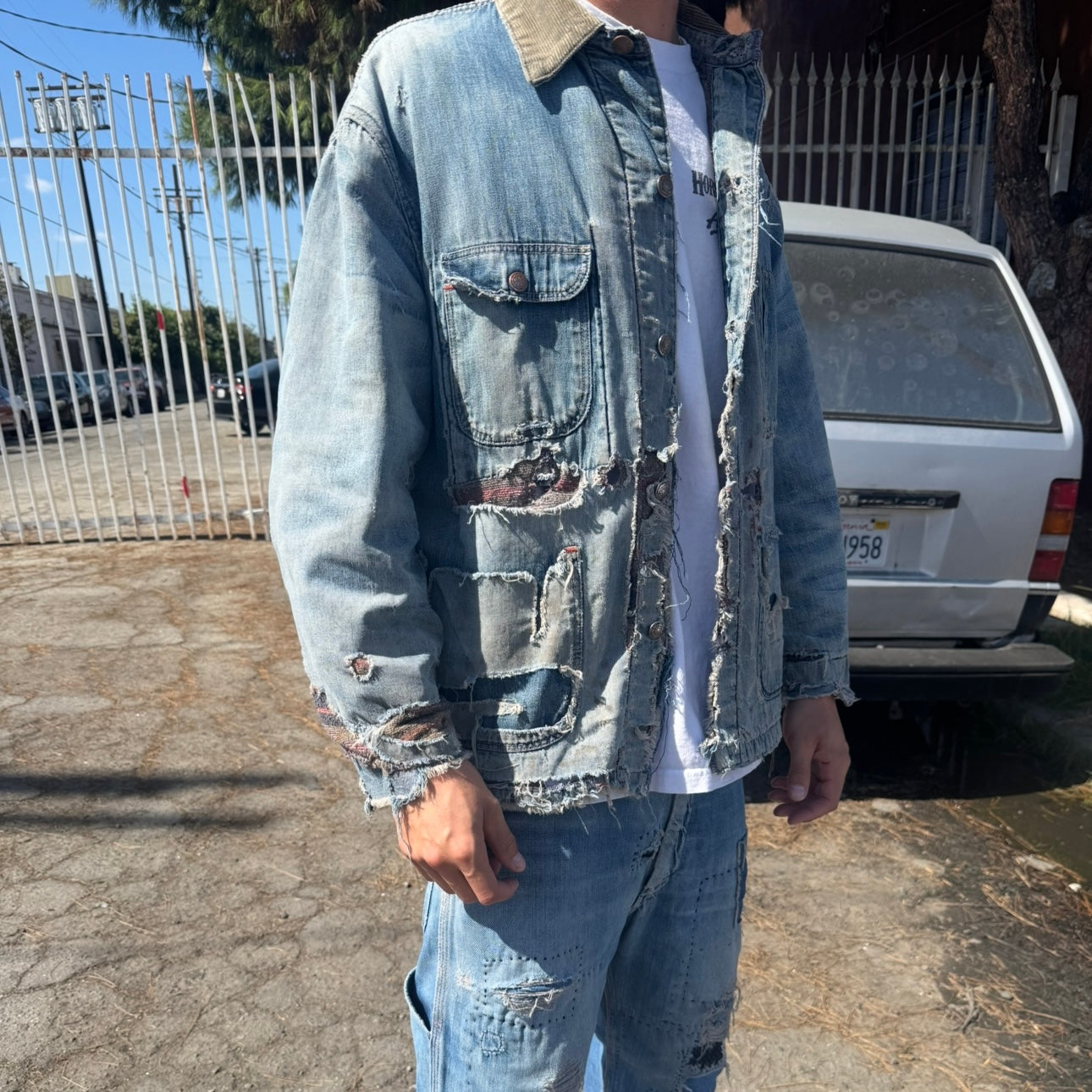 1940s UNION PACIFIC CHORE JACKET - L/XL