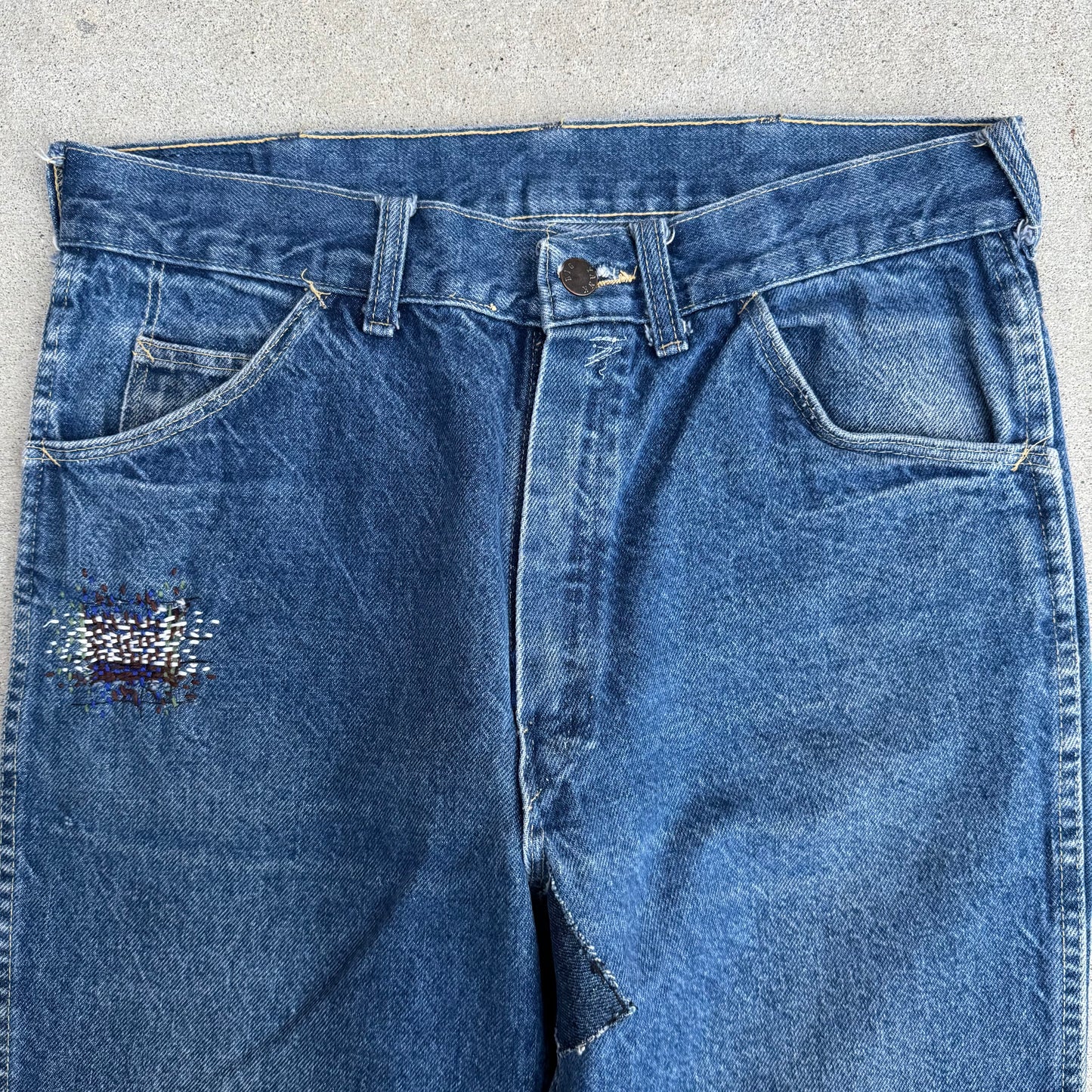 1970s BIG YANK FLARED JEANS 32x30