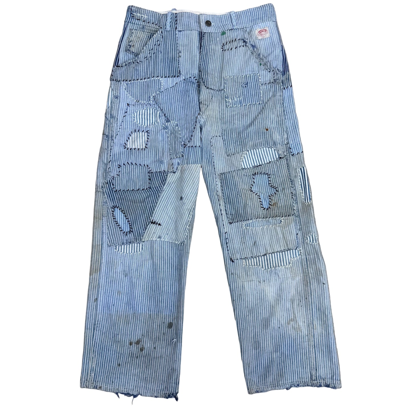 1950s ROUNDHOUSE HICKORY WORK PANTS 33x31