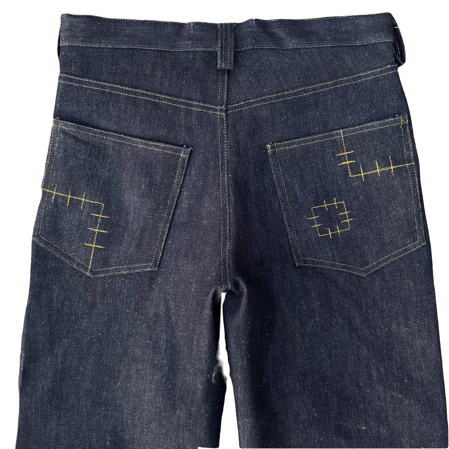 1/1 DENIM RAINBOW NEP SELVEDGE MULE EARS 18oz 33x32