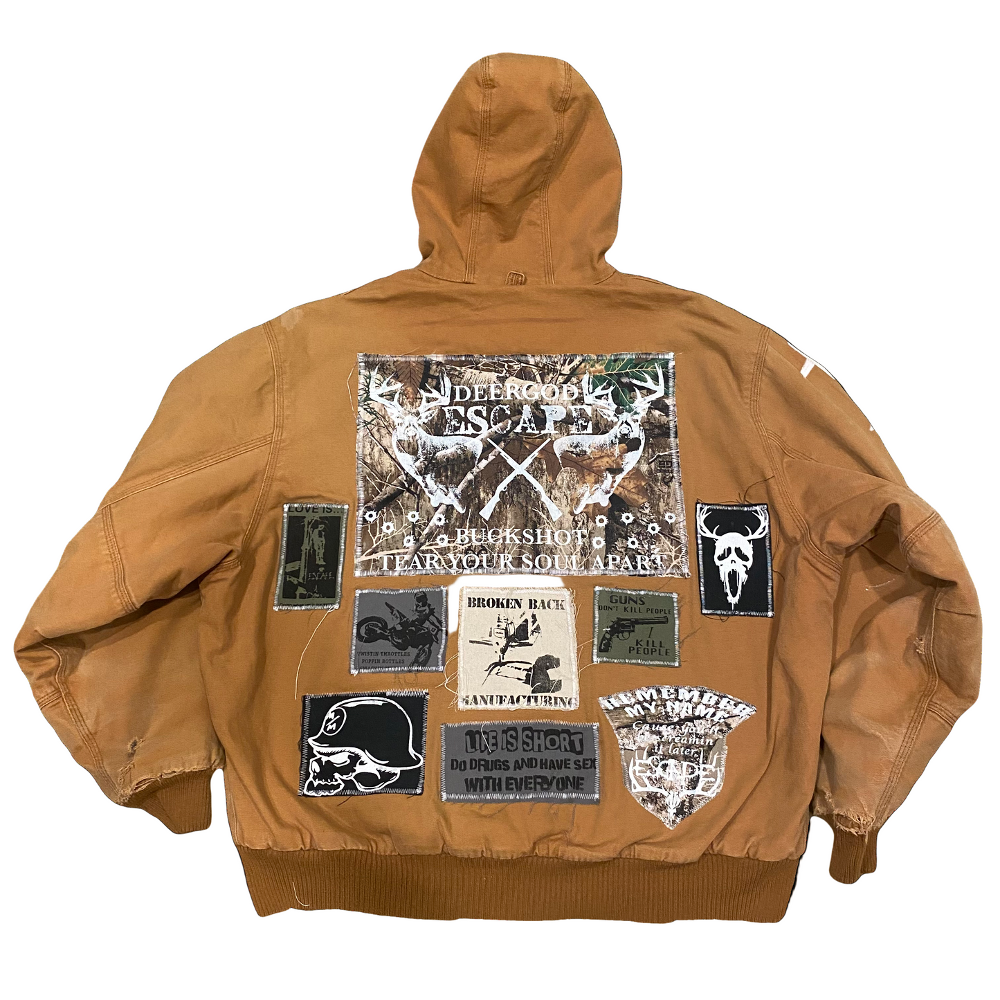 1/1 DIY PATCHWORK WORK JACKET - XL