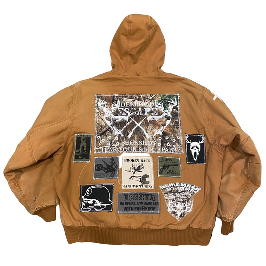 1/1 DIY PATCHWORK WORK JACKET - XL