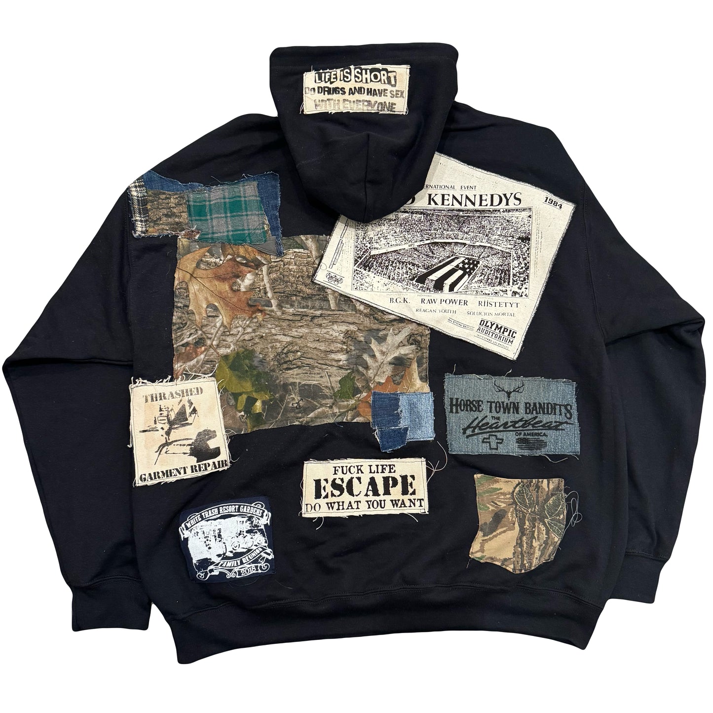 1/1 PATCHWORK HOODIE - XL