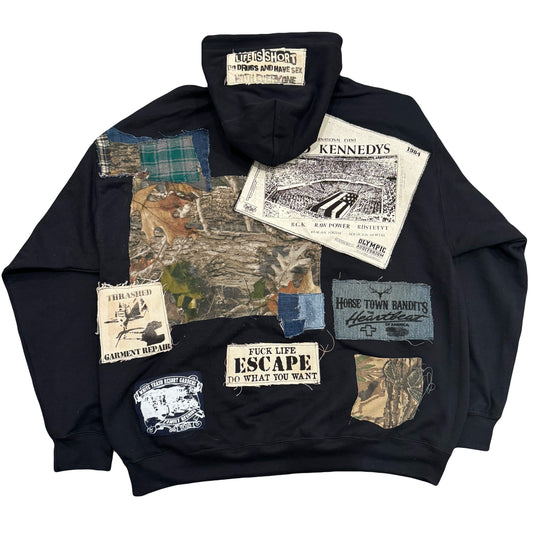 1/1 PATCHWORK HOODIE - XL