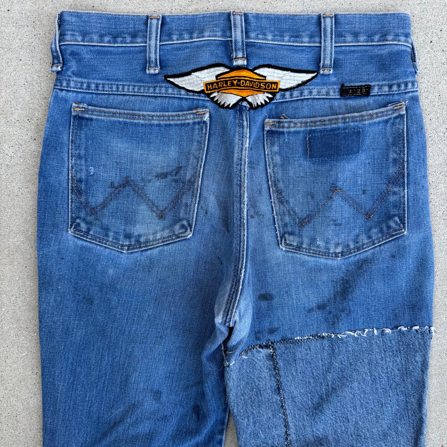 1970s GIRL WRANGLER BELL BOTTOMS 28x32