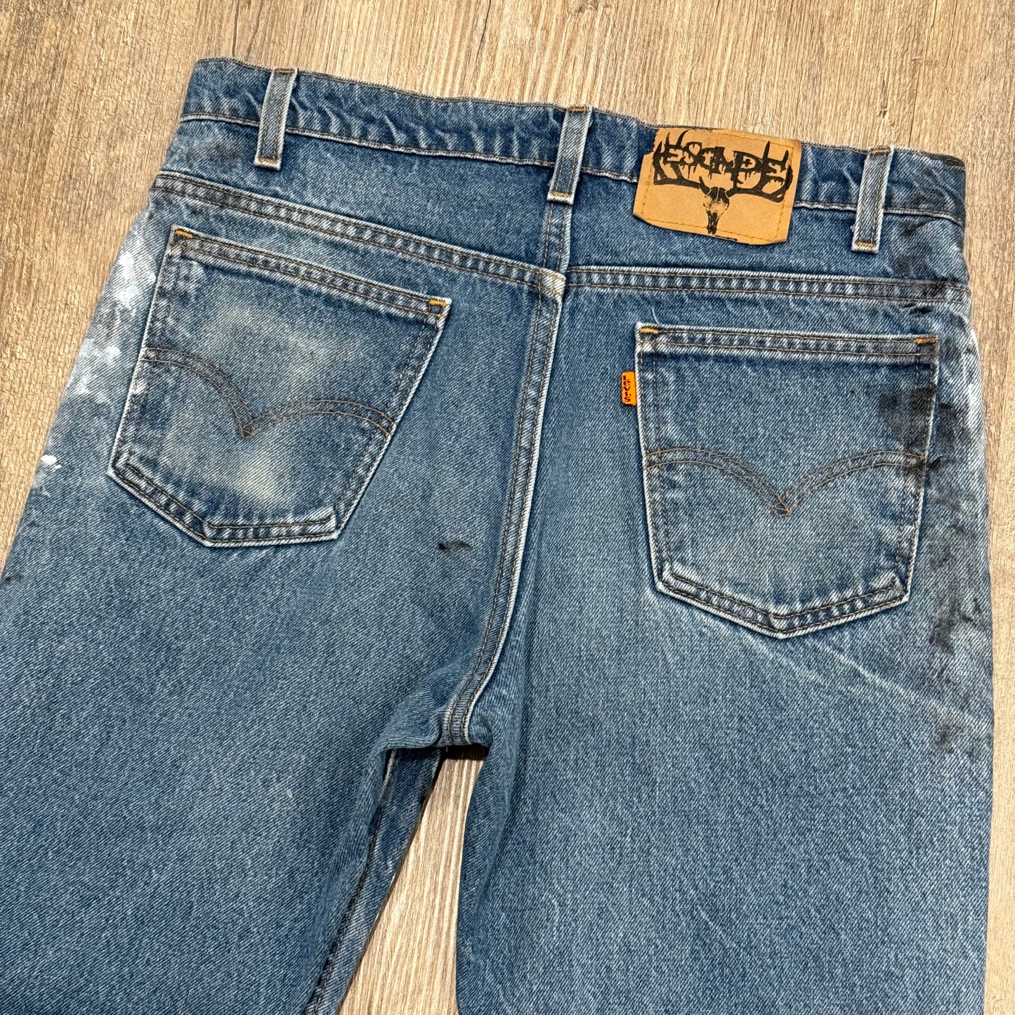 1/1 DENIM PAINTER ORANGE TAB LEVI’s 32x30