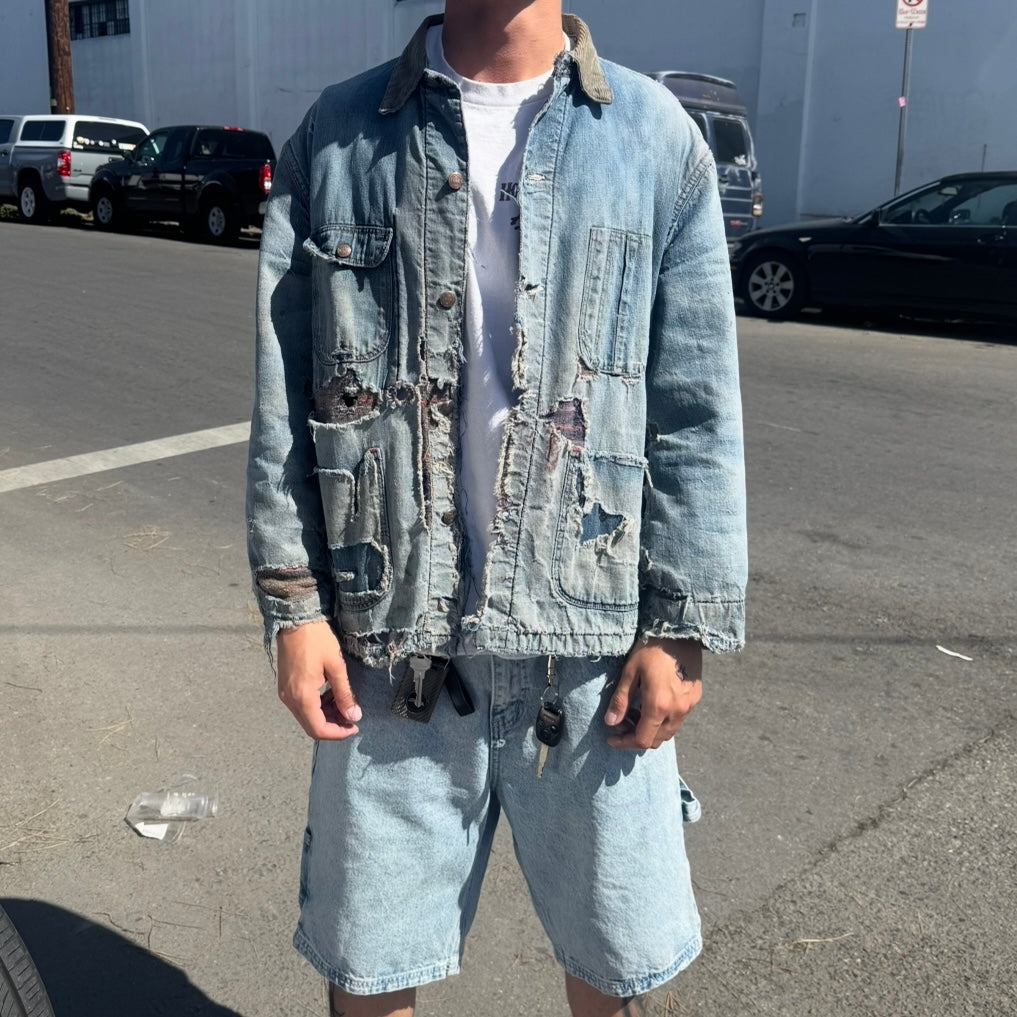 1940s UNION PACIFIC CHORE JACKET - L/XL