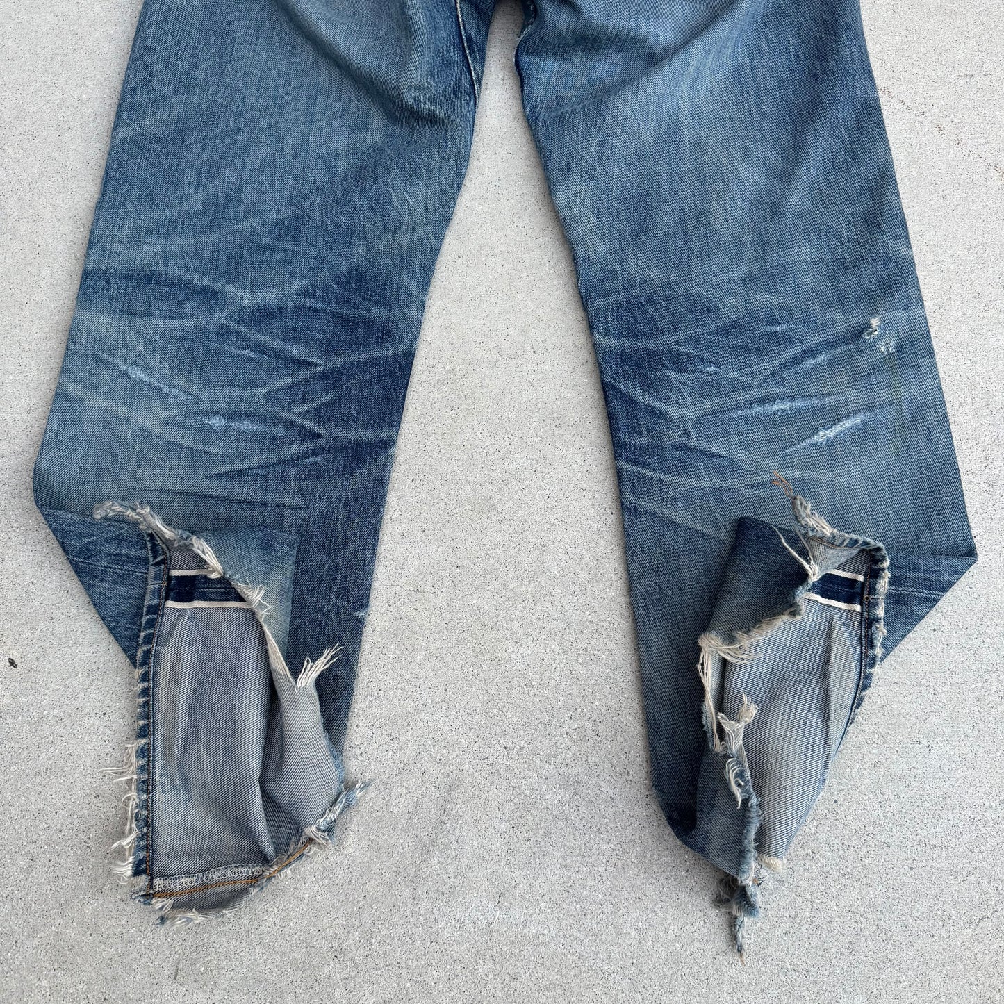 1/1 DENIM PATCHWORK BUCKLEBACK LEVIS 201xx 31x30