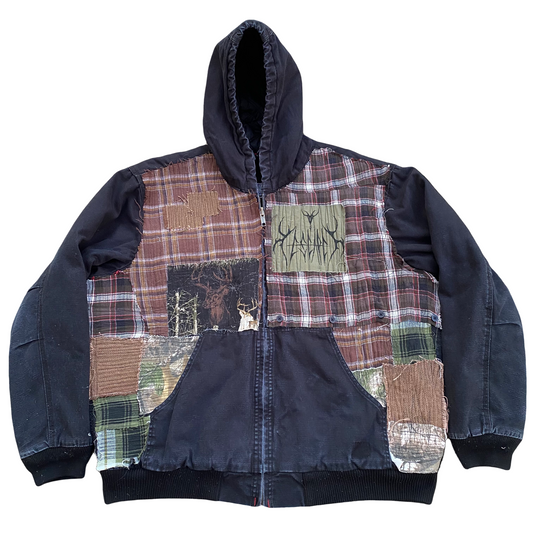 1/1 DIY PATCHWORK WORK JACKET