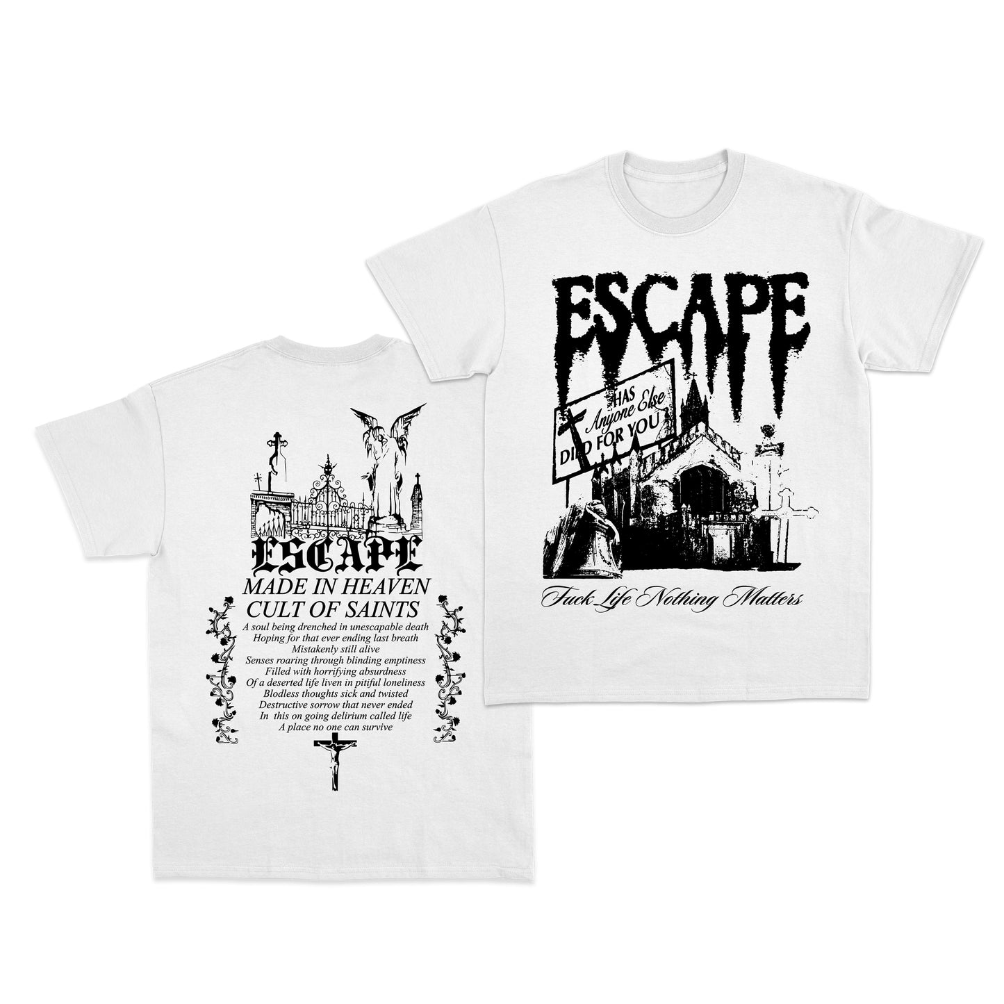 001 ESC CULT OF SAINTS T-SHIRT